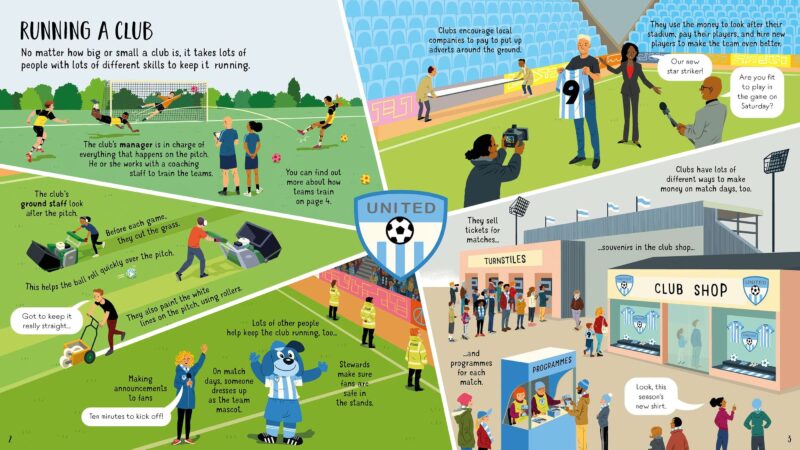 Look Inside Football by Rob Lloyd Jones